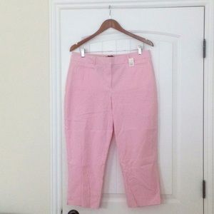 Misses pink gingham perfect curvy crop